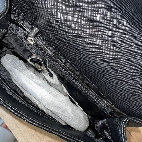 V 1969 by Versace Womens Marina Detachable Strap Shoulder Handbag Black OS NWT - Picture 8 of 10